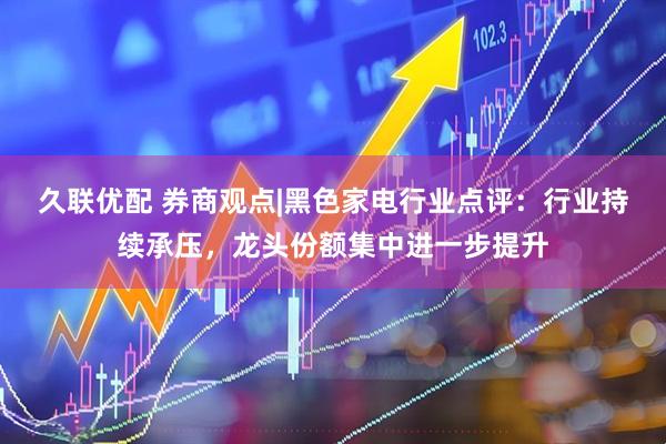 久联优配 券商观点|黑色家电行业点评：行业持续承压，龙头份额集中进一步提升