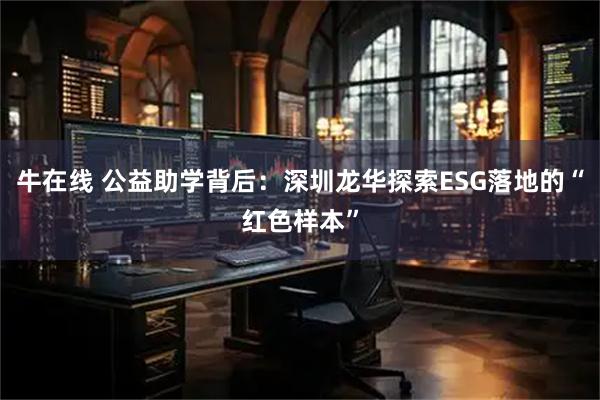 牛在线 公益助学背后：深圳龙华探索ESG落地的“红色样本”